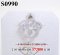 จี้เพชรแท้ธรรมชาติ (Natural Diamonds)  น้ำงามที่สุด (Perfect Heart&Arrow Ideal Cut) 1.05 Ct.  เพชรแท้ธรรมชาติ H&A-รัชเชี่ยนคัท 74 เม็ด (น้ำ100-99%) ทองคำเปอร์เซ็นต์สูงสุด หนัก 4.600 g