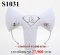 ต่างหูเพชรแท้ธรรมชาติ (Natural Diamonds)  น้ำงามที่สุด (Perfect Heart&Arrow Ideal Cut)  0.14 Ct.  เพชรแท้ธรรมชาติ H&A-รัชเชี่ยนคัท 8 เม็ด (น้ำ100-99%) White Gold เปอร์เซ็นต์สูงสุด หนัก 5.600 g.
