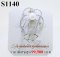 จี้มุก ประดับเพชรแท้ธรรมชาติ (Natural Diamonds)  น้ำงามที่สุด (Perfect Heart&Arrow Ideal Cut)  2.40 Ct.  เพชรแท้ธรรมชาติ H&A-รัชเชี่ยนคัท 135 เม็ด (น้ำ100-99%)