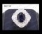 แหวนไพลินซีลอนธรรมชาติเจียระไน (Certified Natural Ceylon Blue Sapphire Ring) ล้อมเพชร Heart&Arrow - Russian Cut