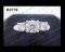 แหวนเพชรชู (Diamonds Ring) ล้อมเพชร Heart & Arrow - Russian Cut