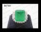 แหวนมรกตโคลัมเบียธรรมชาติเจียระไน (Natural Columbia Emerald Ring) ล้อมเพชร Heart&Arrow - Russian Cut
