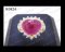 แหวนทับทิมพม่าธรรมชาติหลังเบี้ย (Natural Burmese Ruby Ring) ล้อมเพชร Heart&Arrow - Russian Cut
