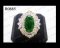 ​แหวนหยกพม่าธรรมชาติเจียรไน (Natural Burmese Jade Ring)