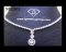 สร้อยคอเพชรกระจุกห้อย (Diamonds Necklace) เพชร Heart & Arrow – Russian Cut