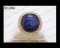 แหวนไพลินพม่าธรรมชาติ Unheated หลังเบี้ย (Certified Natural Unheated Burma Blue Sapphire Ring) ล้อมเพชร Heart&Arrow - Russian Cut