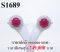 ต่างหูทับทิมพม่าหลังเบี้ยแท้ หนัก 17.25 Ct. มีใบ Cer (Certificate Natural Unheated Burma Ruby)