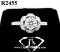 แหวนเพชรแท้ธรรมชาติ H&A 0.82 Ct. เพชรกลาง 0.53  Ct. มีใบCer F Color/VVS 3Excellent  เพชรบ่า 0.29 Ct. 28 เม็ด (น้ำ 100-99%)  White Gold เปอร์เซ็นต์สูงสุด  3.50  g.