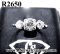 แหวนเพชรแท้ธรรมชาติ (Natural Diamonds)  0.65 Ct. มีใบ Cer E color (น้ำ 99%)/VVS