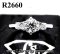 แหวนเพชรแท้ธรรมชาติ (Natural Diamonds) 0.67 Ct. มีใบ Cer E color (น้ำ 99%)/VVS