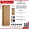 UPVC ลายไม้ บานเรียบเซาะร่อง