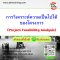 การวิเคราะห์ความเป็นไปได้ของโครงการ (Project Feasibility Analysis)