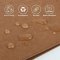 Book Cover : Brown ขนาด A5 / Folio /  ปกหนังสือกันน้ำ  ผลิตจากกระดาษทำความสะอาดได้