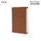 Book Cover : Brown ขนาด A5 / Folio /  ปกหนังสือกันน้ำ  ผลิตจากกระดาษทำความสะอาดได้