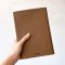 Book Cover : Brown ขนาด A5 / Folio /  ปกหนังสือกันน้ำ  ผลิตจากกระดาษทำความสะอาดได้