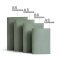 Book Cover : Pastel Green เขียวพาสเทล / Folio / ปกหนังสือกันน้ำ ผลิตจากกระดาษทำความสะอาดได้