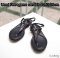 FERRAGAMO SANDALS BLACK SIZE7