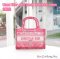 Dior BOOK TOTE MINI PINK NEON 2022