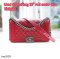 Chanel BOY 10” RED CAVIAR RHW HOLO20