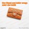 Chanel CARD HOLDER ORANGE CAVAIR SHW HOLO31