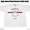 Gucci T-SHIRT WHITE SIZEM เชือกแดงเขียว