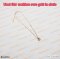 Dior NECKLACE ROSEGOLD CD IN CIRCLE