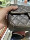 Chanel MINI 8” METALLIC CAVIAR SHW HOLO21