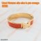 Hermes CLIC H BRACELET ORANGE 2022
