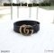 Gucci BELT 3CM. BLACK GG SIZE75