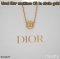 Dior NECKLACE CD IN CIRCLE GOLD