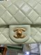 Chanel MINI7” LIGHT GREEN ADJUSTABLE GHW MICROCHIP