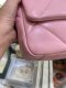 Chanel 19 SIZE26 PINK LAMB SHW MICROCHIP