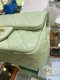 Chanel MINI7” LIGHT GREEN ADJUSTABLE GHW MICROCHIP