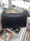 Chanel BOY 8 BLACK LAMB RHW HOLO18