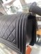 Chanel BOY 8 BLACK LAMB RHW HOLO18