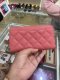 Chanel ZIPPY MEDIUM WALLET PINK CAVIAR GHW HOLO285