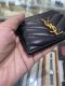 YSL CARD HOLDER BLACK LAMB GHW 2024