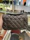 Chanel MINI 8” METALLIC CAVIAR SHW HOLO21