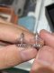 Chanel EARRING CC จี้ห้อยใบไม้ DIAMOND 2025