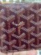 Goyard SHORT WALLET BURGUNDY 2023
