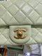 Chanel MINI7” LIGHT GREEN ADJUSTABLE GHW MICROCHIP(copy)