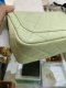 Chanel MINI7” LIGHT GREEN ADJUSTABLE GHW MICROCHIP(copy)