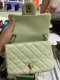 Chanel MINI7” LIGHT GREEN ADJUSTABLE GHW MICROCHIP(copy)