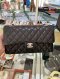 Chanel CLASSIC 10” BLACK CAVIAR SHW MICROCHIP
