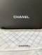 Chanel CLASSIC 10” METALLIC PURPLE LAMB GHW MICROCHIP