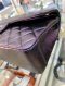 Chanel CLASSIC 10” METALLIC PURPLE LAMB GHW MICROCHIP