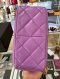Chanel SMALL HOBO PURPLE LAMB GHW MICROCHIP