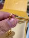 Fendi EARRING SIGNATURE LETTERS GOLD 2021