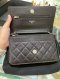 Chanel WOC BLACK CAVIAR SHW MICROCHIP