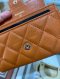 Chanel CARD HOLDER ORANGE CAVAIR SHW HOLO31